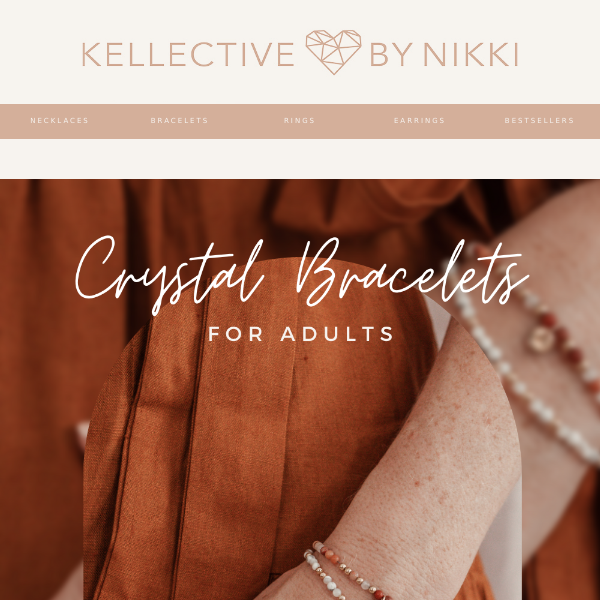 Adult Crystal Bracelets 🤍