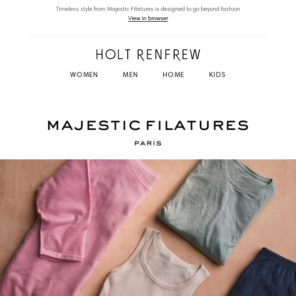 Majestic Filatures | Wardrobe Philosophy