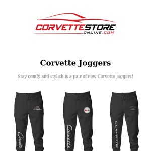 This Just In: New Corvette Joggers🤩