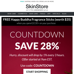 ICYMI: Save 28% before the countdown declines...