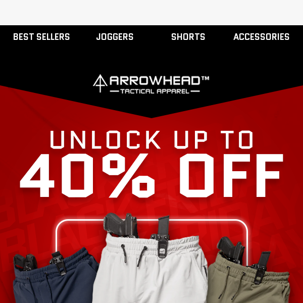 Unlock Up to 40% Off