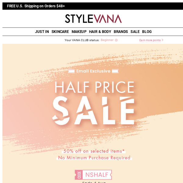 Incoming: 50% OFF NOW!!! - Stylevana