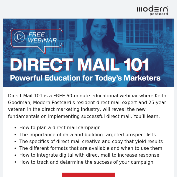 Discover the key to successful direct mail in just 60 minutes