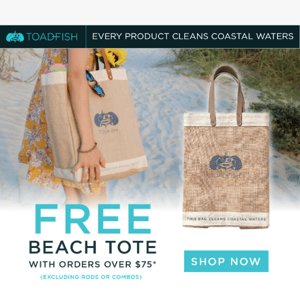 FREE Canvas Tote! ☀️