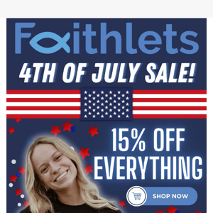 4th of July sale… Happening now! 🇺🇸