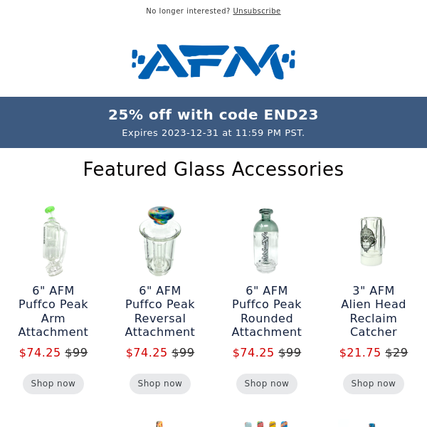 Lots Of New Glass Accessories