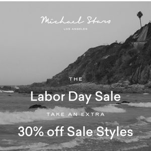 VIP status: Early access to The Labor Day Sale