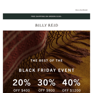 The best of our Black Friday Event