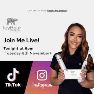 I'm Going Live Tonight At 8pm! Join Me Online On Instagram Or Tik Tok! 📸