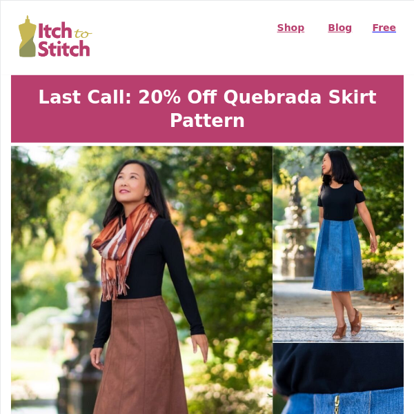 Final Call: 20% of Quebrada Skirt