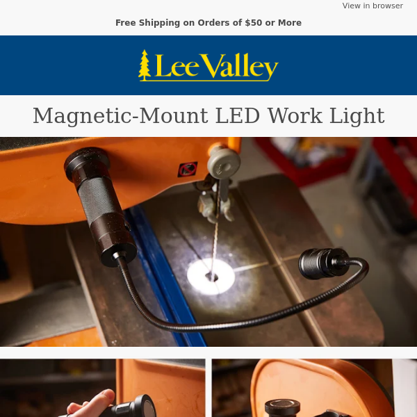 Magnetic-Mount LED Work Light