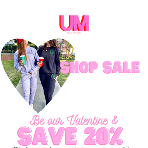 ENDING! 20% off for YOU, Valentine!💖❤️💖❤️Today only😘