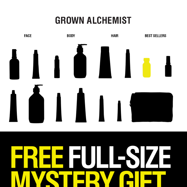 Don't Miss Out On Your Free Full-Size Mystery Gift With Any Order ✨