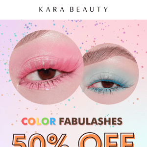 Last Day to grab the Color Fabulashes for 50% off!! 👻🔥