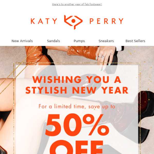 Ring in the New Year with Up to 50% Off