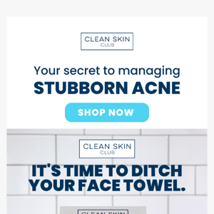 Your secret to managing stubborn acne ⚡️