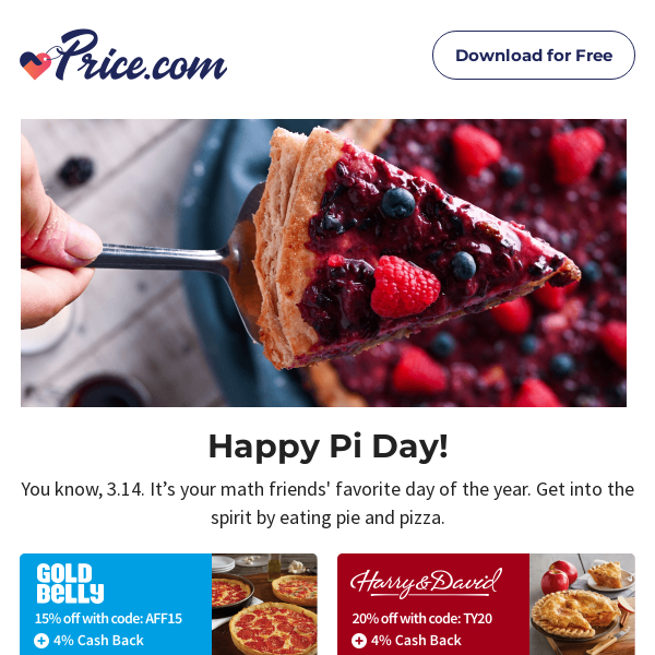 Get your Pi Day fix with delicious deals