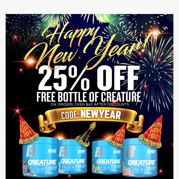 🎉New Year Sale-25% OFF+ FREE CREATURE