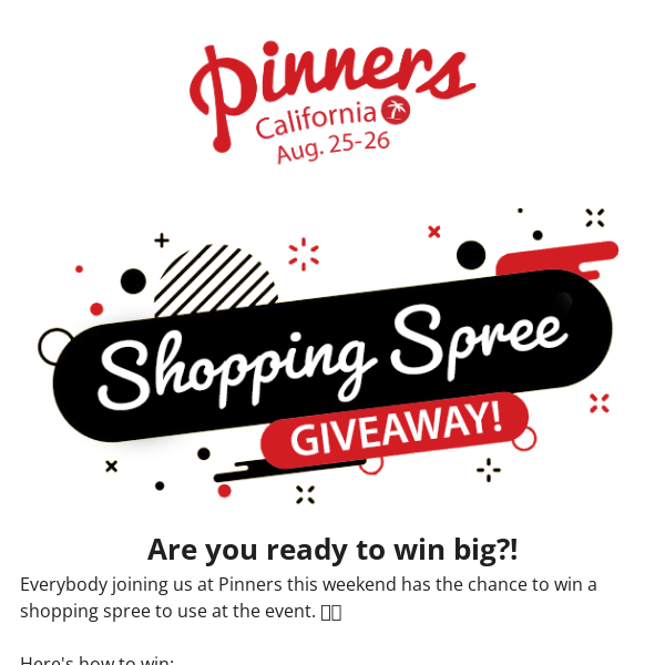 Win a Pinners shopping spree! 🤑🛍️