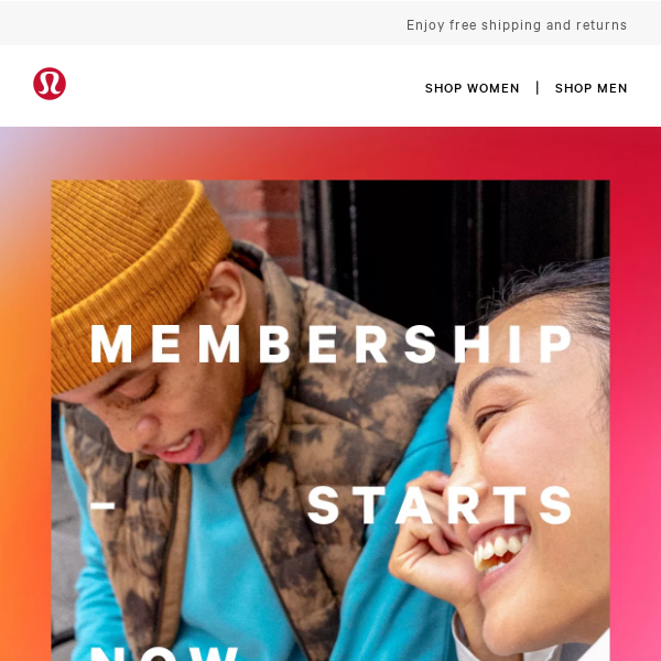 Membership benefits are waiting for you