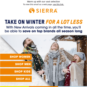 Winter-ready apparel for less