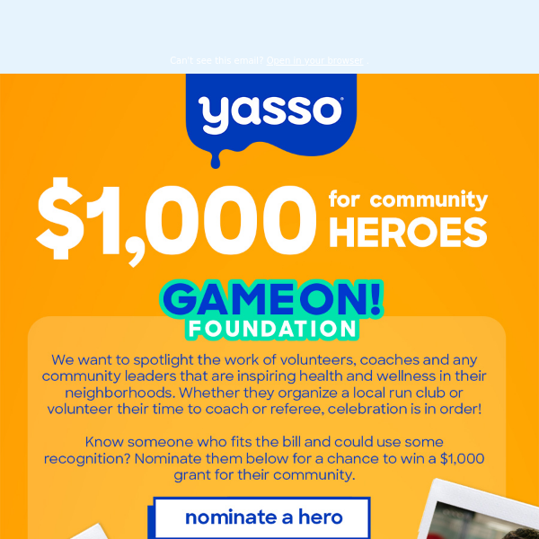 Win $1,000 for community heroes❗