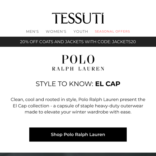 Style focus: Polo Ralph Lauren El Cap - Tessuti