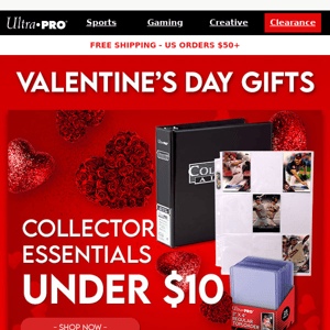 Valentine's Day Gifts for Gamers & Collectors