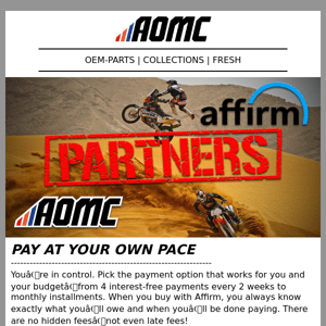 AOMCmx, AOMC Now has AFFIRM!!