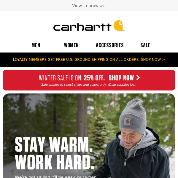 The best Carhartt for cold winters