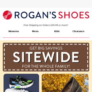 Rogan's Shoes, See the latest Sitewide Savings @ Rogan's