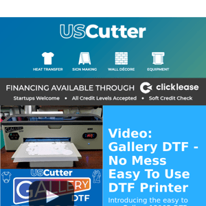 Uninet 6000 Direct to Film (DTF) 24 Dual Head Roll Printer, Shaker & Training