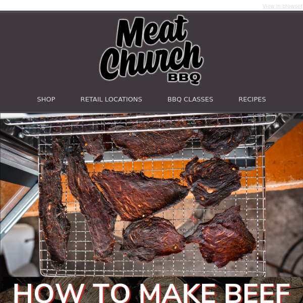 How to Make Beef Jerky - And Venison Too!