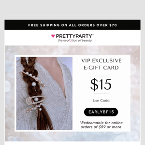 Early Access Exclusive: ✨$20 OFF✨