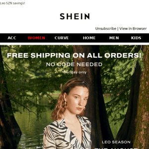The August Chic List + FREE Shipping