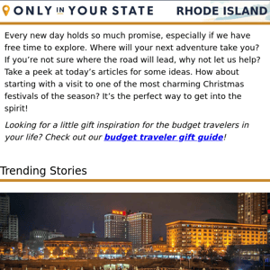 Kick Off The Holiday Season With A Visit To The Most Charming Christmas Festival In Rhode Island