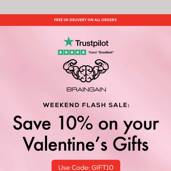 Valentine's Surprise! Get 10% OFF Your Gifts!