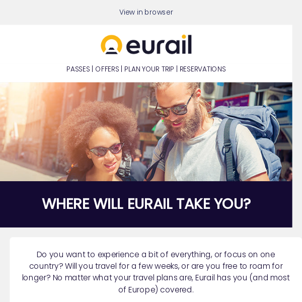 What will your Eurail trip look like?