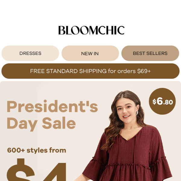 Up to 70% Off This President's Day