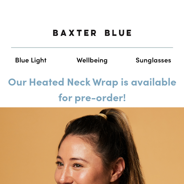 Our Heated Neck Wrap is live! Pre-order now 🎉