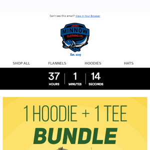 Ending Soon: $69 Hoodie + T-Shirt Bundle Deal