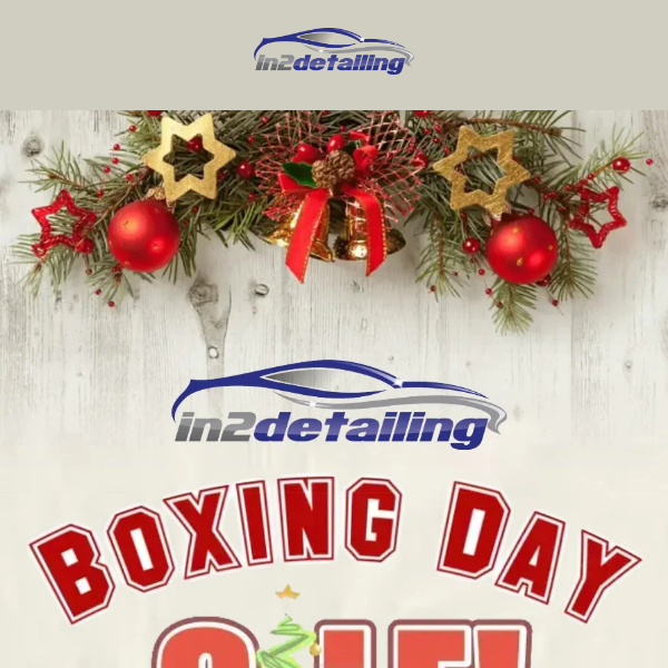 BOXING DAY SALE NOW LIVE