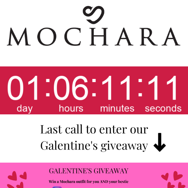 Last call for our Galentine's Day Giveaway