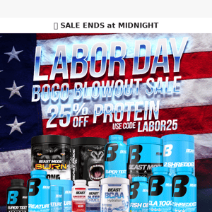 ⏰Labor Day BOGO Blowout- Ends at Midnight!