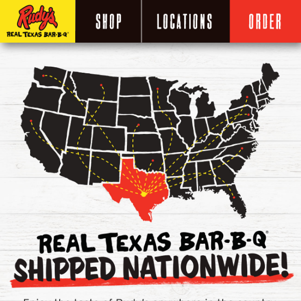 Real Texas Bar-B-Q — mailed anywhere Nationwide!