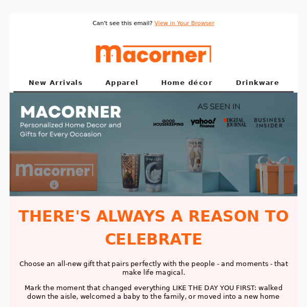 Macorner Decor Latest Emails, Sales & Deals