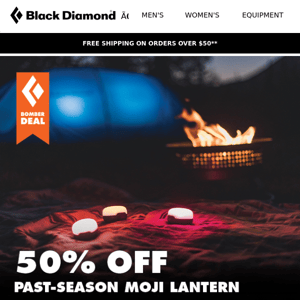 BOMBER DEALS - 50% Off Past-Season Moji Lantern