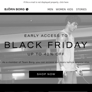 EARLY ACCESS to BLACK FRIDAY! ⬛  Members ONLY ⬛