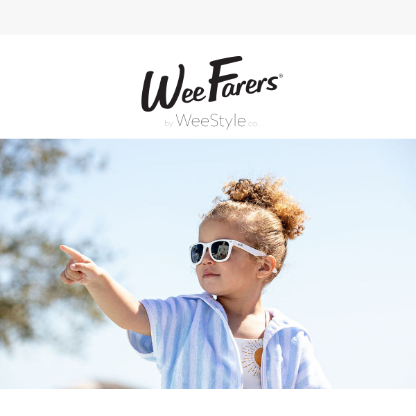 Save 20% Off All WeeFarers Sunglasses Today!!