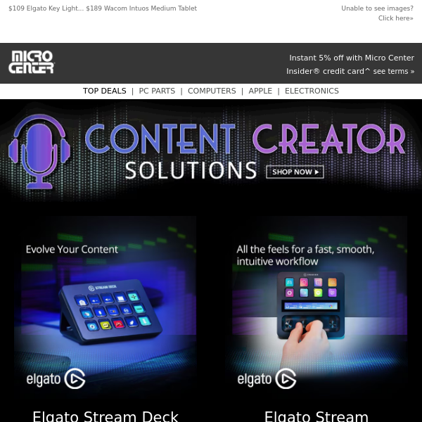 $129 Elgato Stream Deck Mark 2... $179 Elgato Stream Deck +